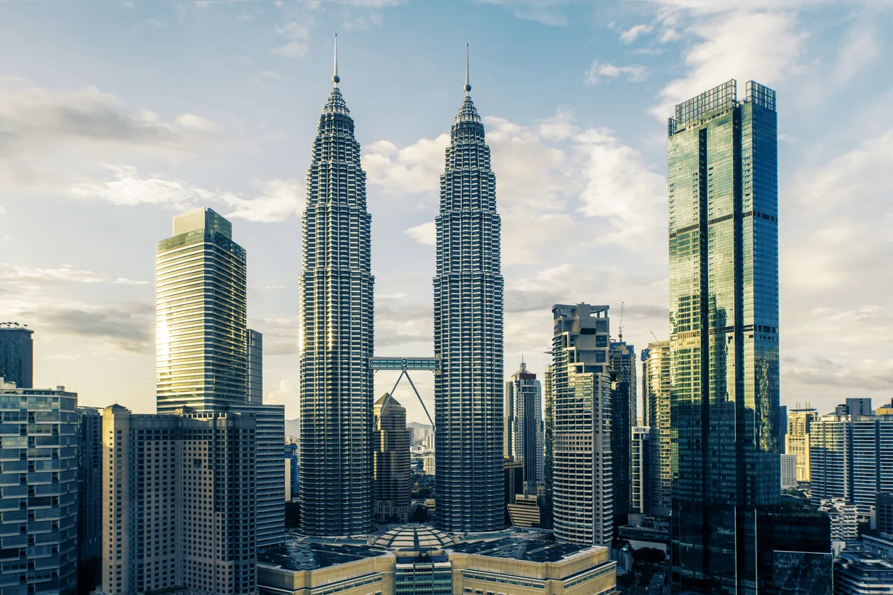 The Petronas Twin Towers, Kuala Lumpur
